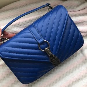 Blue Top Handle CrossBody Purse